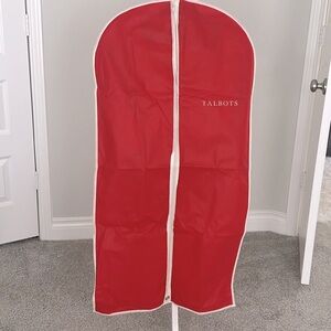 Talbots Red Garment Bag